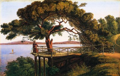 منبر الشجرة في حديقة Klein-Glienicke بواسطة AWF Schirmer